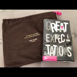 Rare Kate Spade Great Expectations Book Clutch